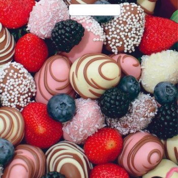 Пакет ПВД с вырубной ручкой 31х40 60мкм Сладкий букет (50/1000)