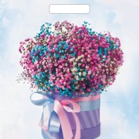 Пакет ПВД с вырубной ручкой 31х40 60мкм Фьюжн (50)