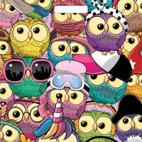 Пакет ПВД с вырубной ручкой 38х45 50мкм Тусовка (50)