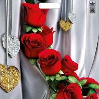 Пакет ПВД с вырубной ручкой 38х45 60мкм Цветы страсти (50)