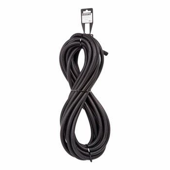 Трубa автомобильная гофрированная ПП  9.8мм разрезная бухта 10м Rexant