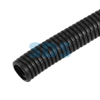 Трубa автомобильная гофрированная ППНг  4.7мм разрезная негорючая (бухта 100 м) Rexant (100)