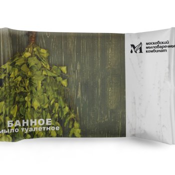 Мыло ММК 100гр Банное в цветной обертке флоупак (80)