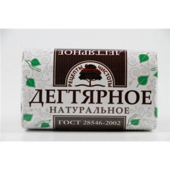Мыло НМЖК Рецепты чистоты 200г Дегтярное (3/36)