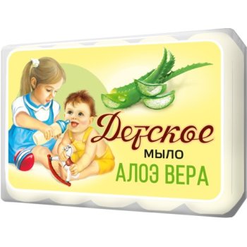 Мыло Нэфис  5х75г Детское Алоэ Вера (24/2160)