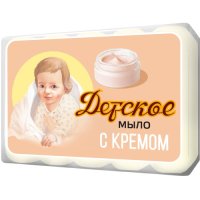 Мыло Нэфис  5х75г Детское С кремом (24/2160)
