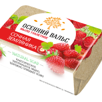 Мыло Нэфис 75г Осенний вальс Земляника (120/10920)