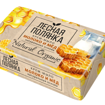 Мыло Нэфис 90г Лесная полянка Молоко и мед (104/11440)