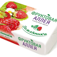 Мыло Нэфис 90г Фруктовая аллея Земляника (104/11440)