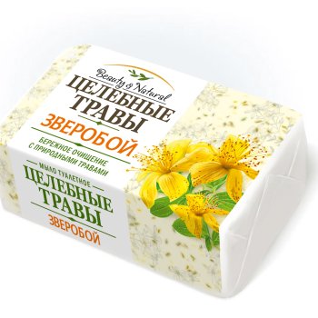 Мыло Нэфис 160г Целебные травы Зверобой (72/4320)