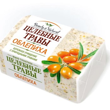 Мыло Нэфис 160г Целебные травы Облепиха (72/4320)