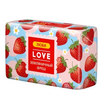 Мыло Нэфис 180г Love Земляничный фреш (18/2880)