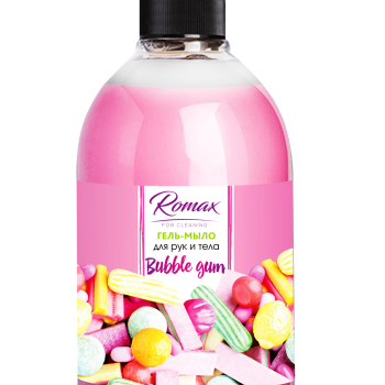 Мыло гель 1л RoMaX Bubble gum дозатор (8)