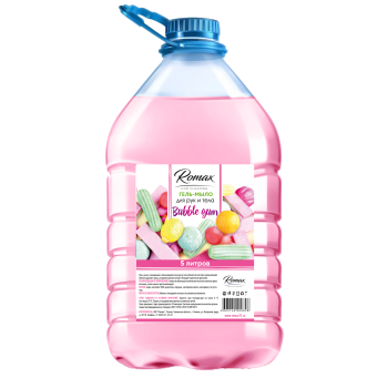 Мыло гель 5л RoMaX Bubble gum ПЭТ (4/144)