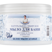 Мыло густое Сборы Агафьи 500мл для бани Белое (3/6)