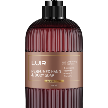 Мыло жидкое  400мл Luir Amber&Pepper для рук и тела парфюмированное (12)