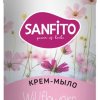 Мыло крем  500мл Sanfito Sensitive Полевые цветы дозатор (12)
