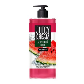 Мыло крем 1л Нэфис Juicy Cream Арбузный фреш (12/576)