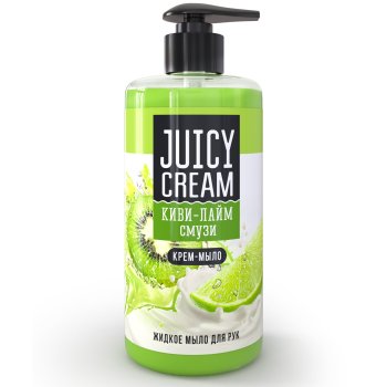 Мыло крем 1л Нэфис Juicy Cream Киви-лайм смузи (12/576)
