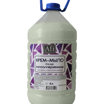 Мыло крем Afi 4л Гипоаллергенное (Восток) (4)