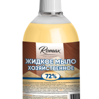 Мыло хоз жидкое 1л RoMaX 72% пуш-пул (8/576)