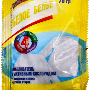 Отбеливатель Свежинка Белое белье с активным кислородом 70гр (30)