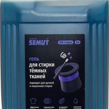Гель д/стирки Semut 5л для черного и темного белья канистра (1)