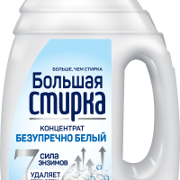 Гель д/стирки Большая стирка 1,2л д/стирки белых тканей (6)