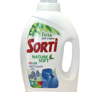 Гель для стирки Sorti 1,2л Color Цветущий лен (4/280)