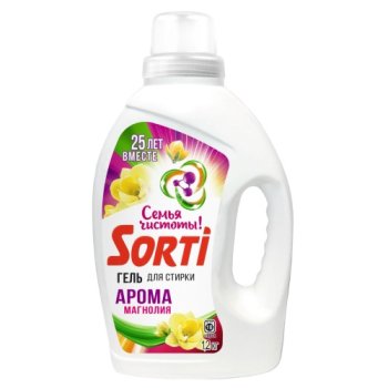 Гель для стирки Sorti 1,2л Арома Магнолия (4/280)