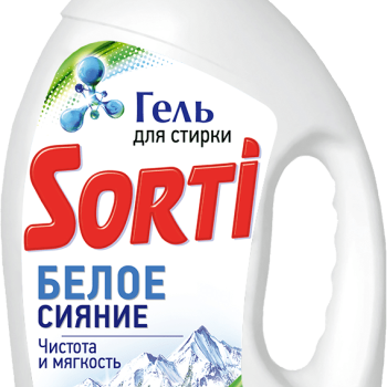 Гель для стирки Sorti 1,2л Белое сияние (4/280)