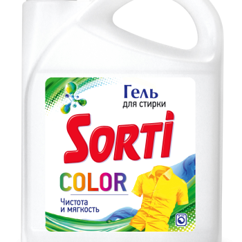 Гель для стирки Sorti 3л Color (4/160)