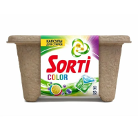 Капсулы для стирки  10шт Sorti Колор (4/360)
