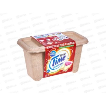 Капсулы для стирки  15шт Free Time 3в1 (60)