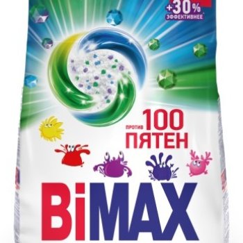 Порошок д/стирки Bimax 4,5кг 100 пятен авт (3/120)