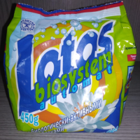 Порошок для стирки Lotos Biosistem 450гр автомат пакет (24)