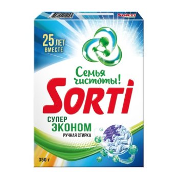 Порошок д/стирки Sorti  350г Супер Эконом ручн (24/1008)