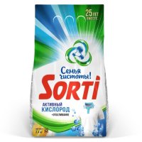 Порошок д/стирки Sorti 2,4кг Активный кислород авт (4/192)