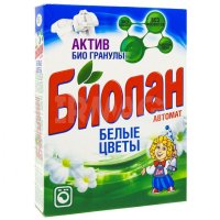 Порошок д/стирки Биолан  350г Белые цветы авт (24/1008)