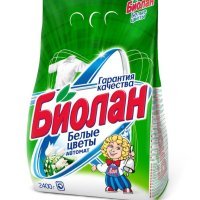 Порошок д/стирки Биолан 2,4кг Белые цветы авт (4/192)