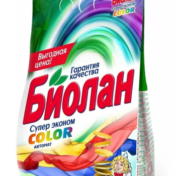 Порошок д/стирки Биолан 6,3кг Супер Эконом Колор авт (89)