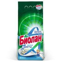 Порошок д/стирки Биолан 9кг Белые цветы авт (48)