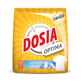 Порошок для стирки Дося  1,2кг Альп свежесть авт (15)