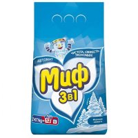 Порошок для стирки Миф 2кг Морозная свежесть авт (8/384)