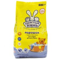Порошок  для стирки УшастыйНянь  800гр (16)