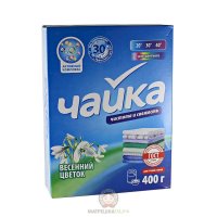 Порошок для стирки Чайка  400г Весенний цветок для цветного ручной(18)