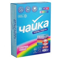 Порошок для стирки Чайка 400г Северное сияние для цветного белья авт (18)