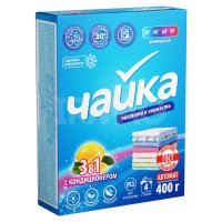 Порошок для стирки Чайка  400г Универсал 3в1 авт (18)