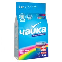 Порошок для стирки Чайка 3кг Северное сияние для цветного белья авт (5)