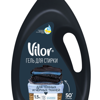 Ср-во д/стирки Vilor 1,5л для черных тканей (6)
